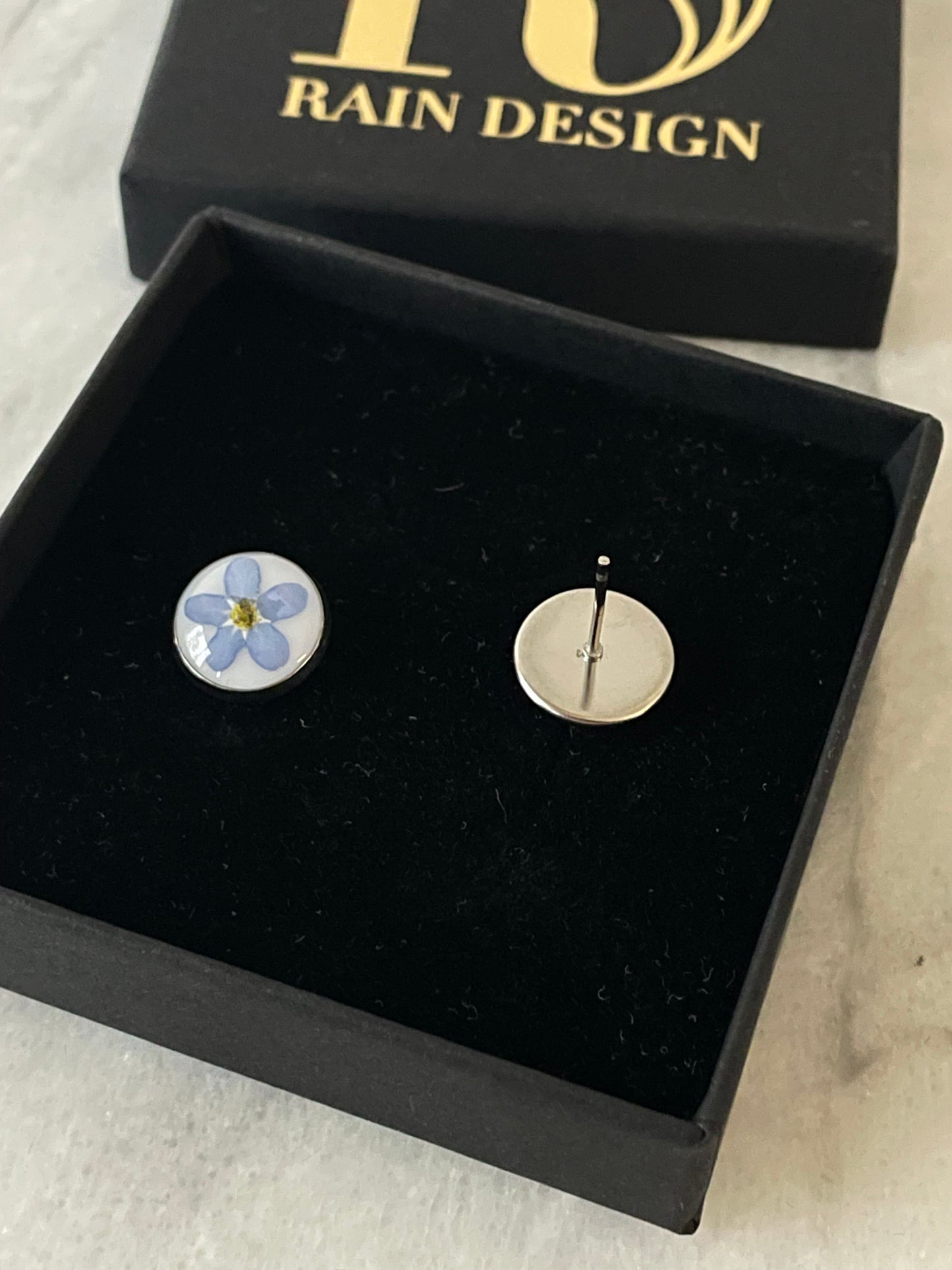 Forget me not small earrings