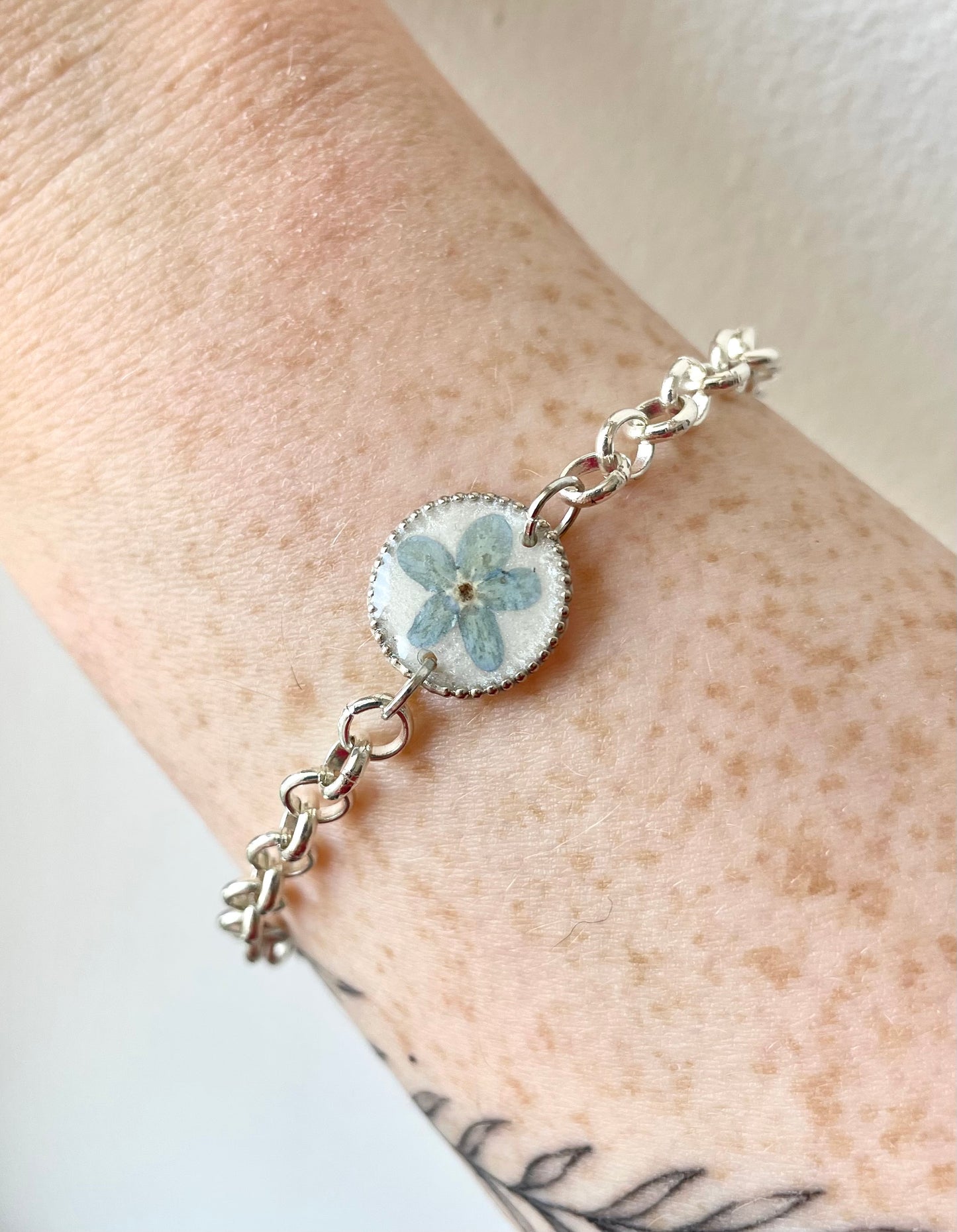 Forget me not bracelet