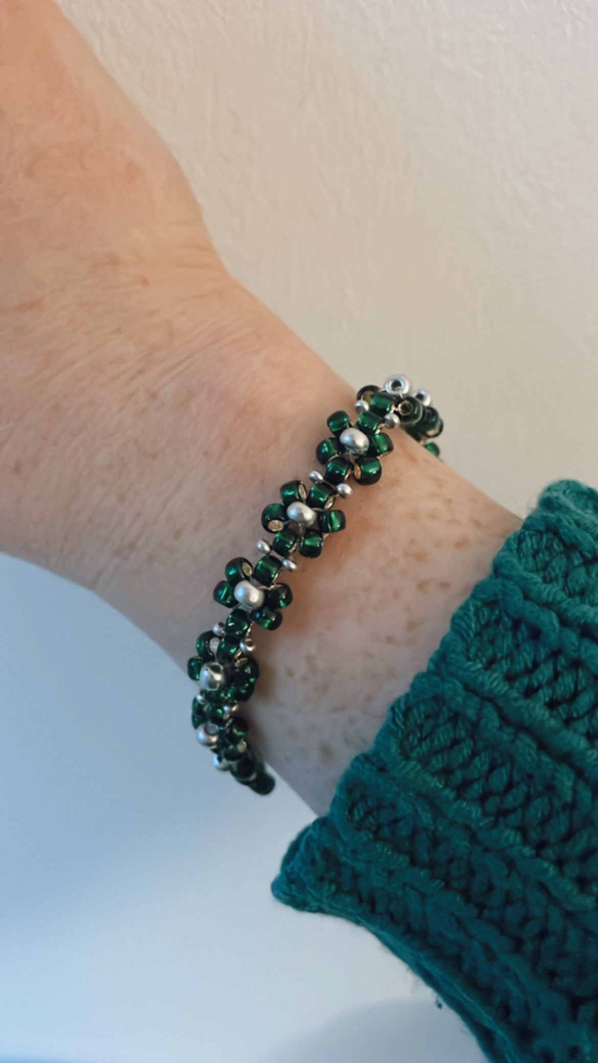 Daisy Christmas green