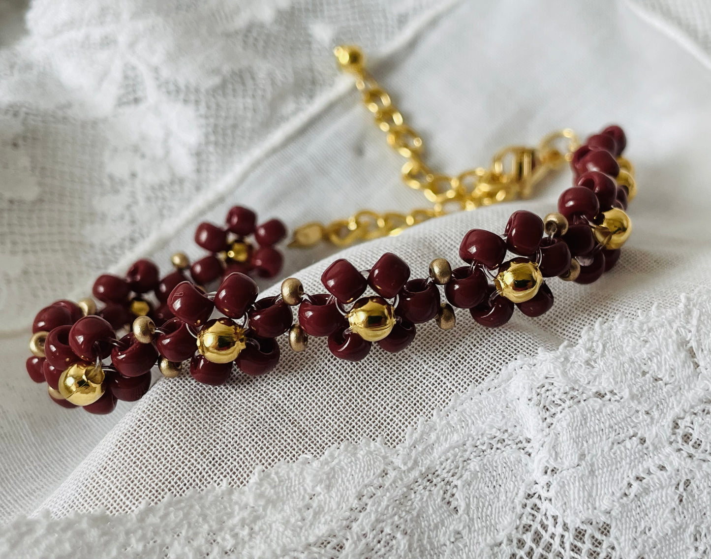 Daisy Burgundy