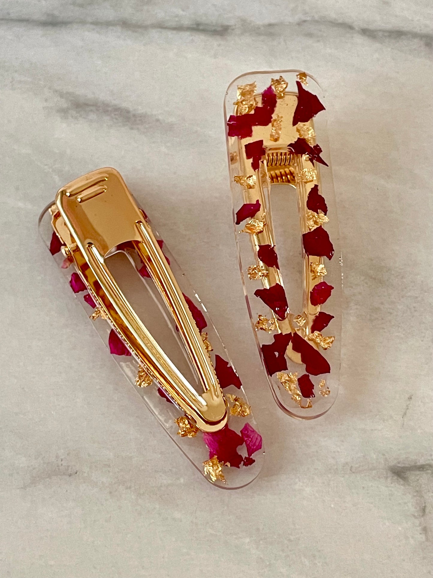 Rosegold hairclips