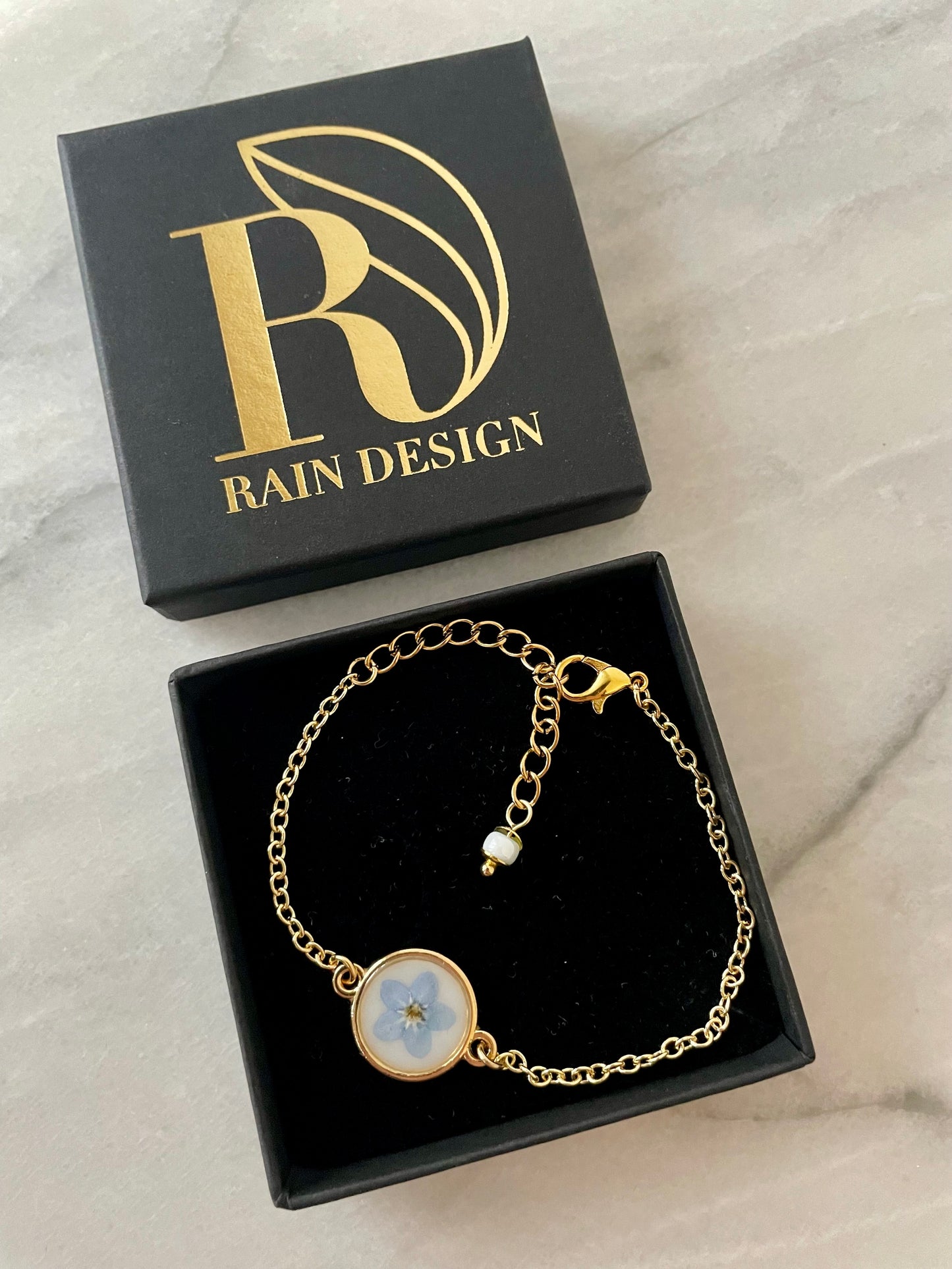 Forget me not bracelet