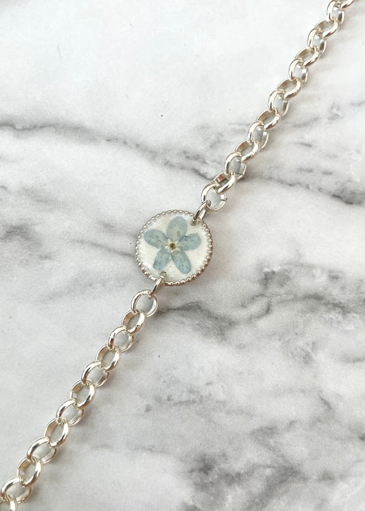 Forget me not bracelet