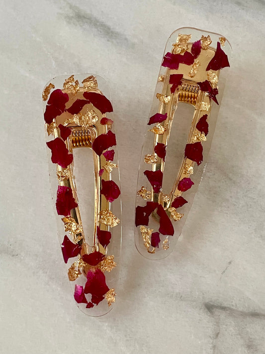Rosegold hairclips