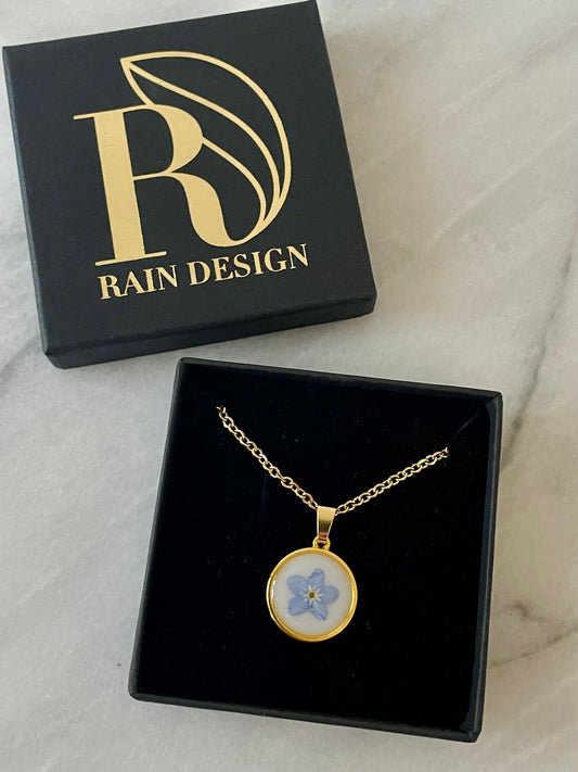 Forget me not necklace