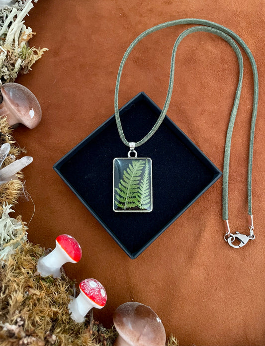 Fern necklace