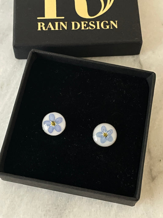 Forget me not small earrings