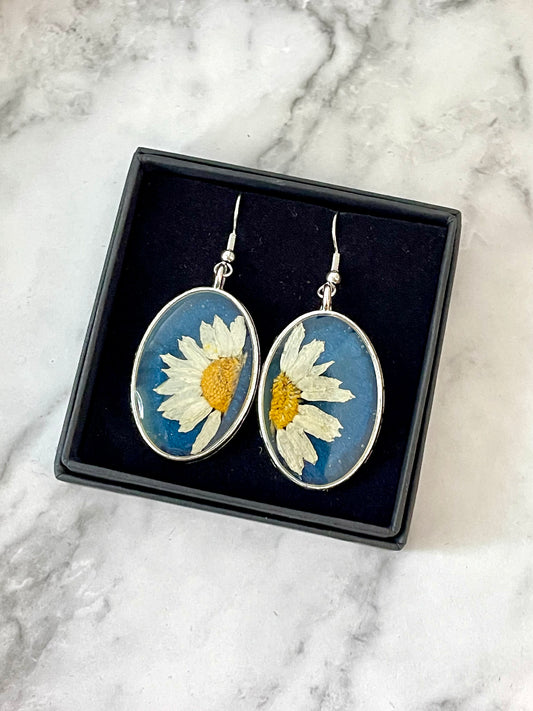 Wildflower blue earrings